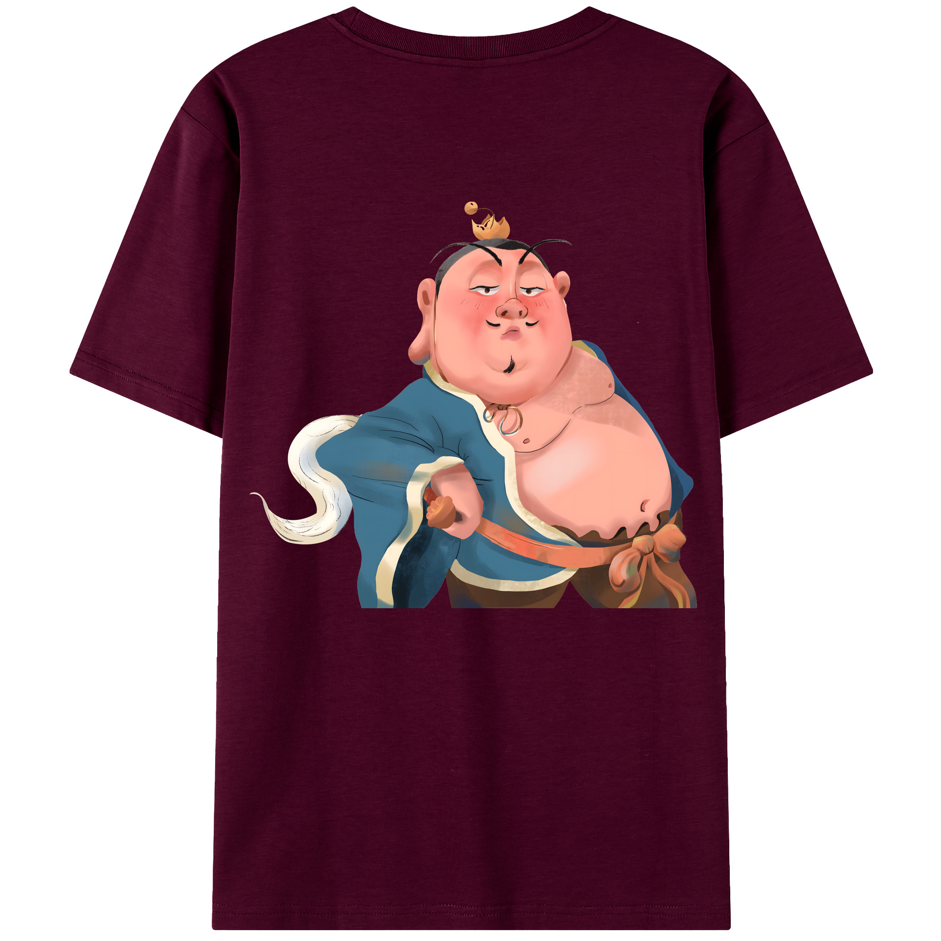 （画像用） Ne Zha 2 ナタ 魔童の大暴れ レディース半袖Tシャツ(バックプリント)